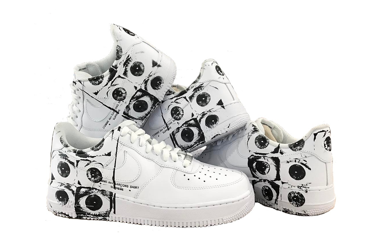 air force 1 supreme comme des garcons